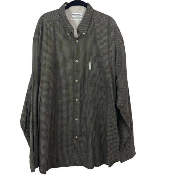 Columbia Other - Columbia Authentic Issue Shirt Plaid 100% Cotton Button Down Classic Size XXL
